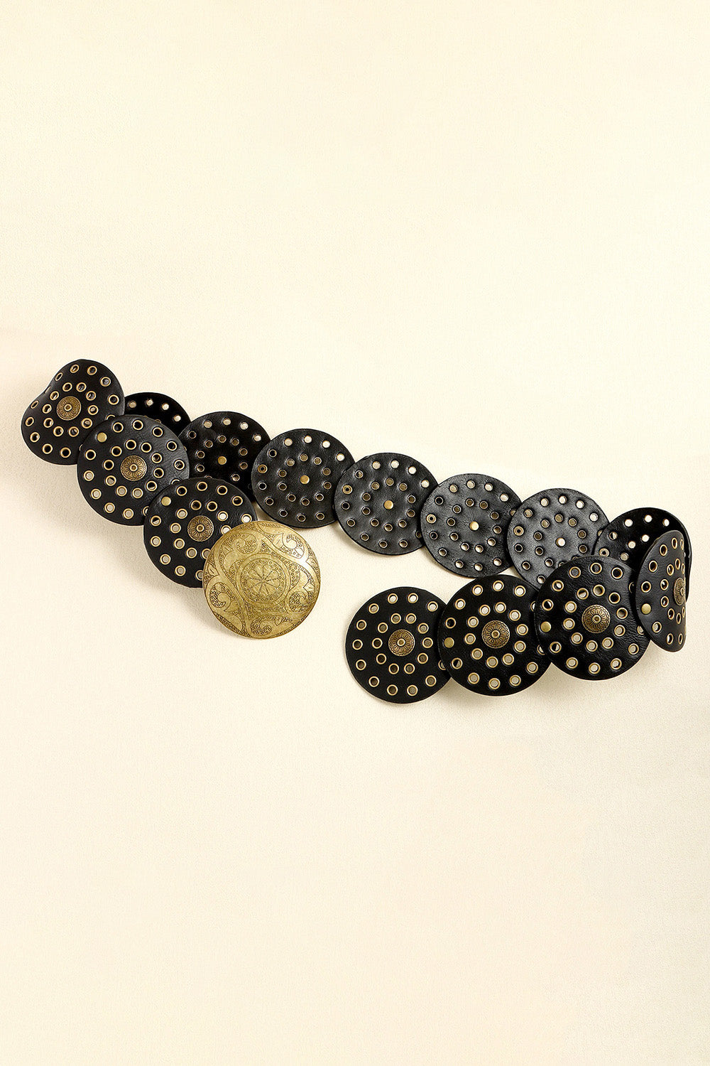 Vintage PU Leather Wide Belt 