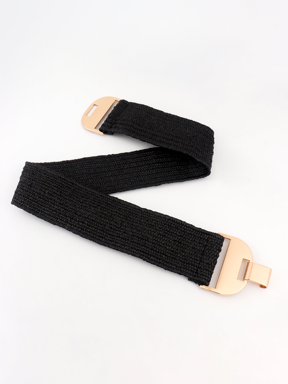 Alloy Buckle Elastic Belt 