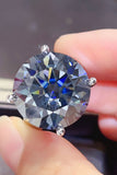 20 Carat Moissanite 925 Sterling Silver Ring Accessories