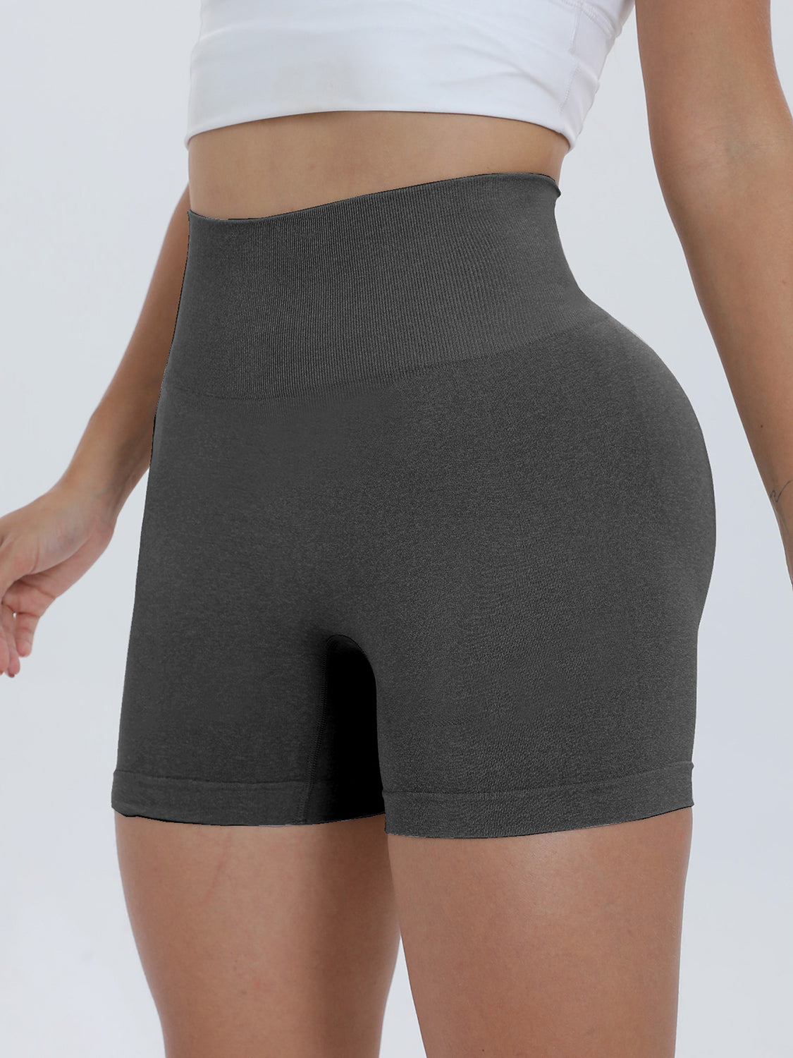 High Waist Active Shorts 