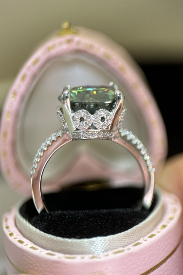 5 Carat Moissanite 925 Sterling Silver Ring 