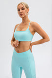 Crisscross Spaghetti Strap Active Cami 