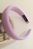 Solid Polyester Wide Headband 