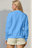 Double Take Full Size Sequin Nutcracker Long Sleeve Sweater 