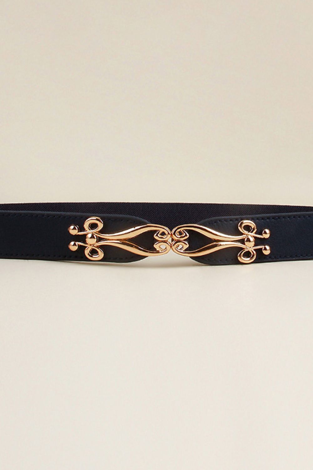 Alloy Buckle Elastic Belt 
