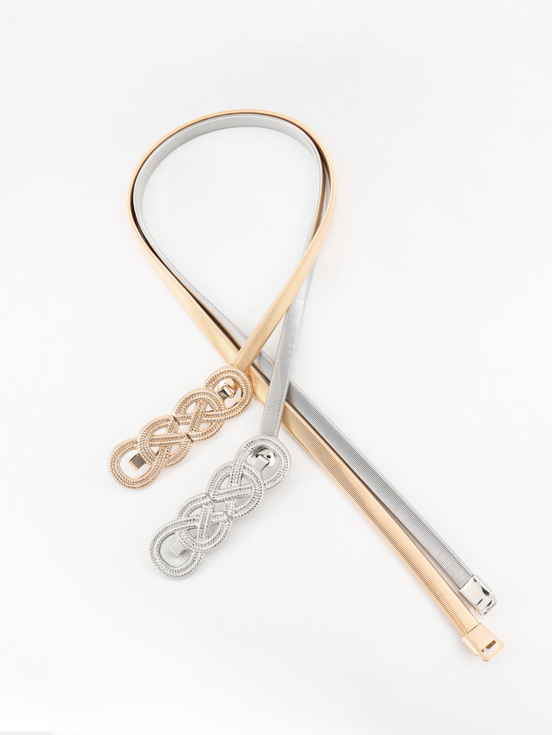 Knot Buckle Metal Belt 