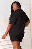 Basic Bae Full Size Soft Rayon Half Sleeve Top and Shorts Set 