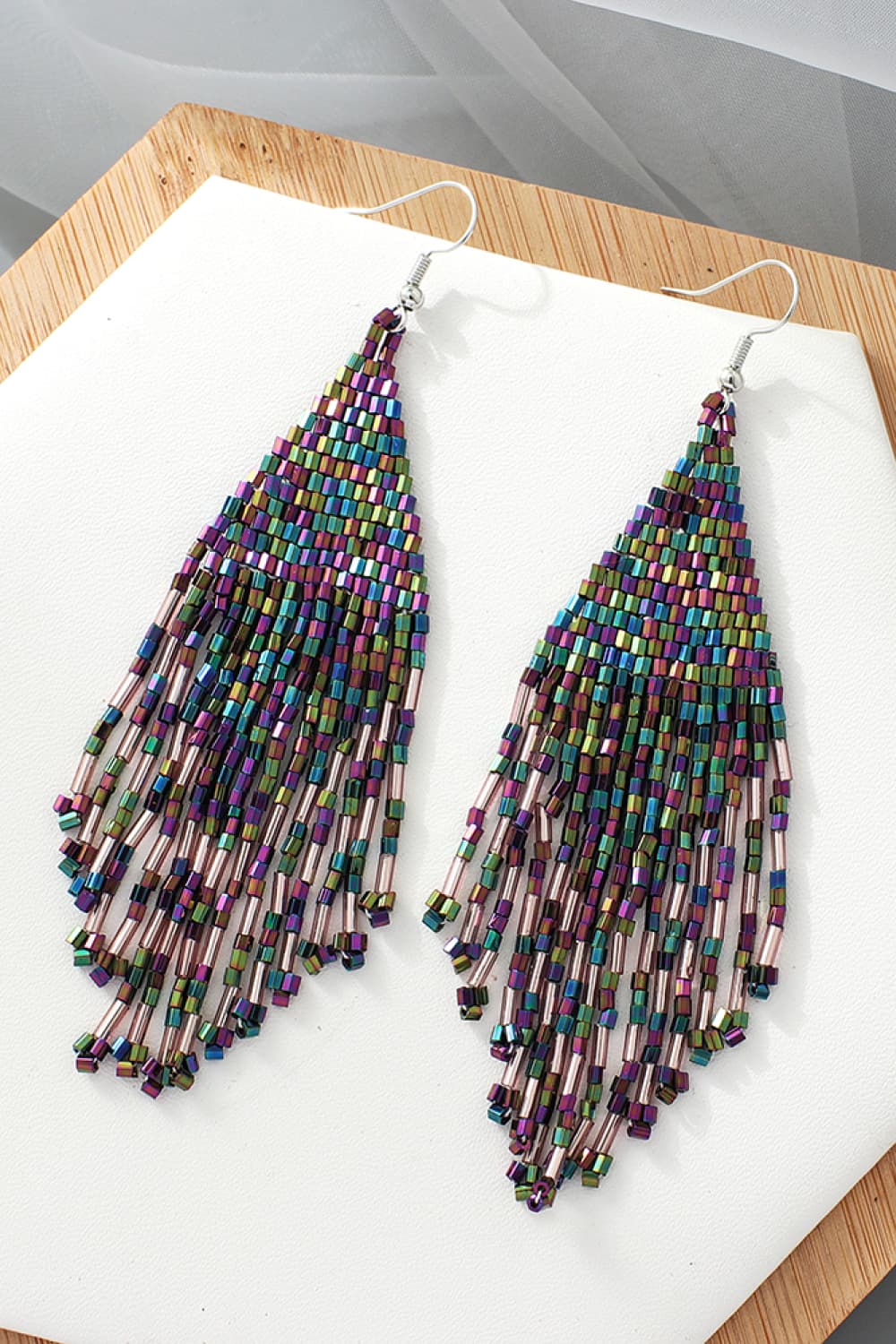 Beaded Dangle Earrings 