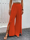 Perfee Slit Wide Leg Pants 