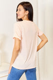 Simply Love Slogan Graphic Cuffed T-Shirt 