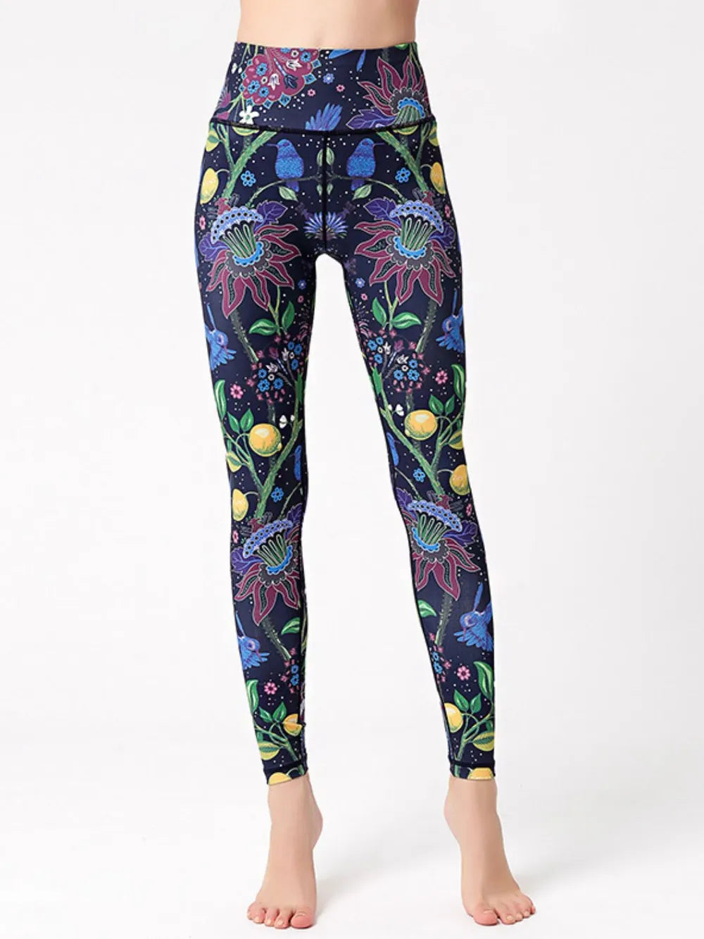 Printed High Waist Active Leggings 