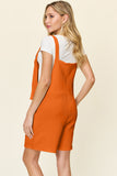 Double Take Full Size Texture Sleeveless Romper 
