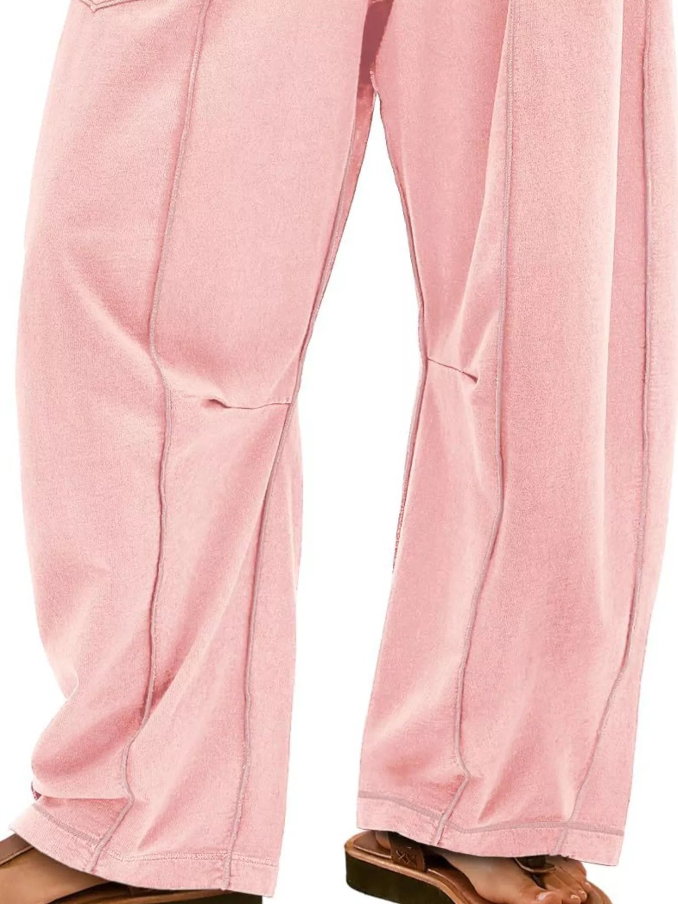 Drawstring Wide Leg Pants 