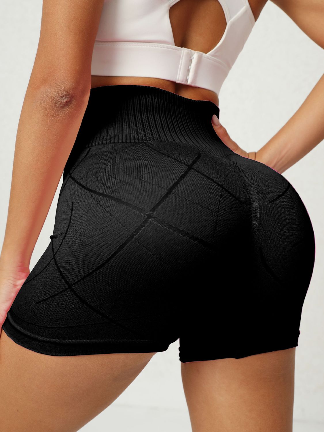 High Waist Active Shorts 