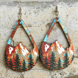 Teardrop Shape Dangle Earrings 