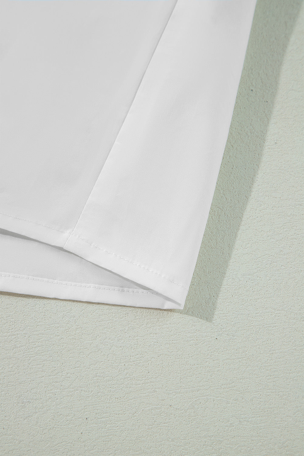 Ribbon Bowtie Collared Neck Flounce Sleeve Shirt 