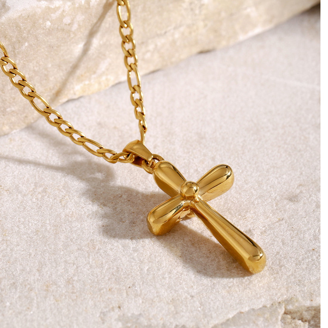 Stainless Steel Cross Necklace 