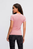 Millennia Round Neck Short Sleeve Active T-Shirt 