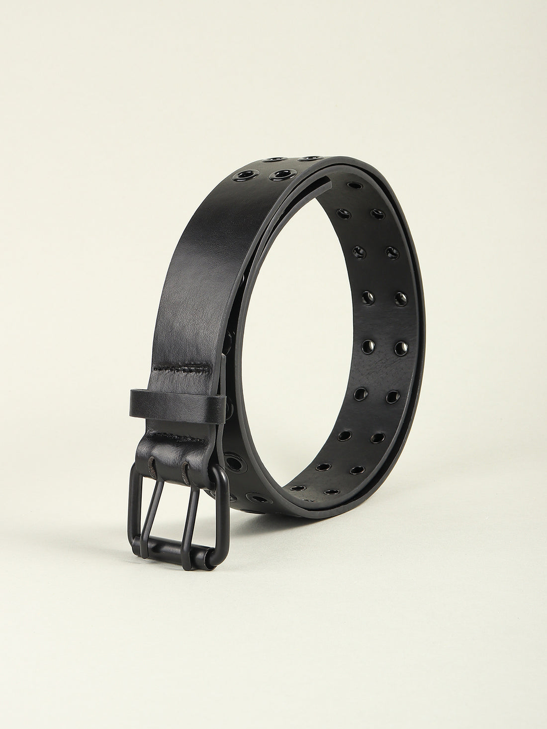 Grommet PU Leather Belt 