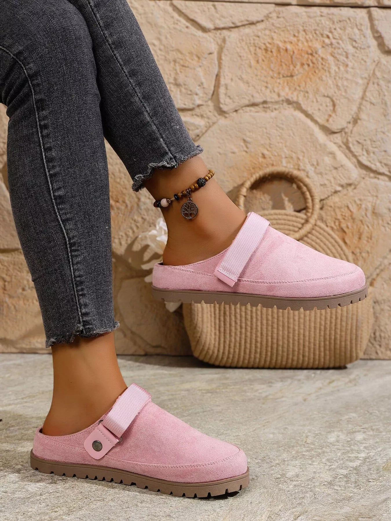 Round Toe Flats Slip-Ons 