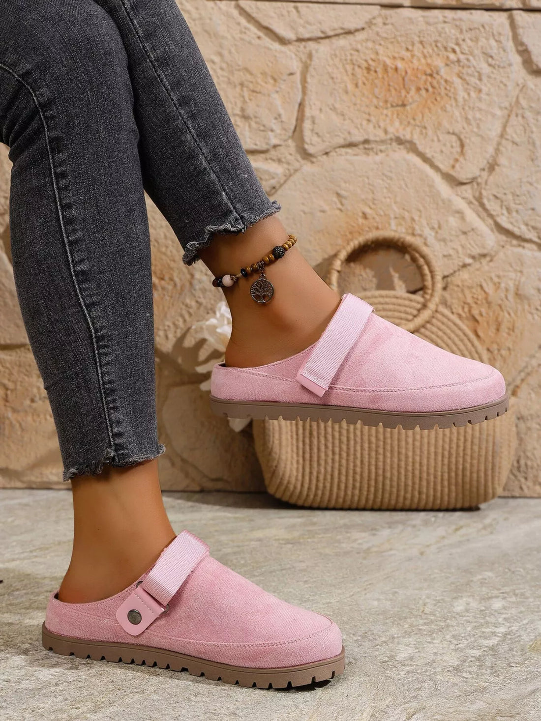 Round Toe Flats Slip-Ons 