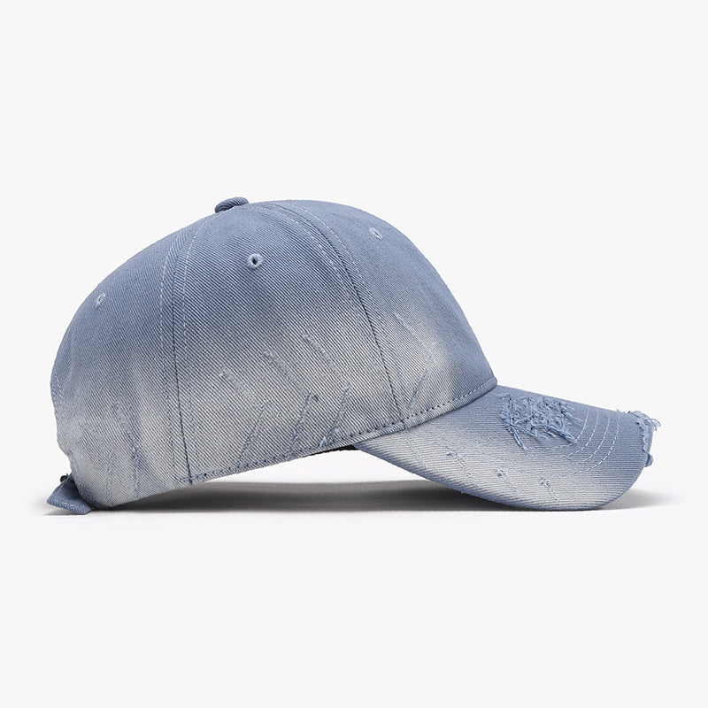 Distressed Adjustable Cotton Hat 