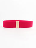 Alloy Buckle Elastic Belt 