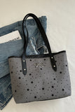 Bow Trim Polyester Tote Bag 