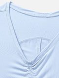 Millennia Drawstring Ruched Wide Strap Active Tank 