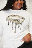 Simply Love Graphic Dropped Shoulder Round Neck Sweatshirt 