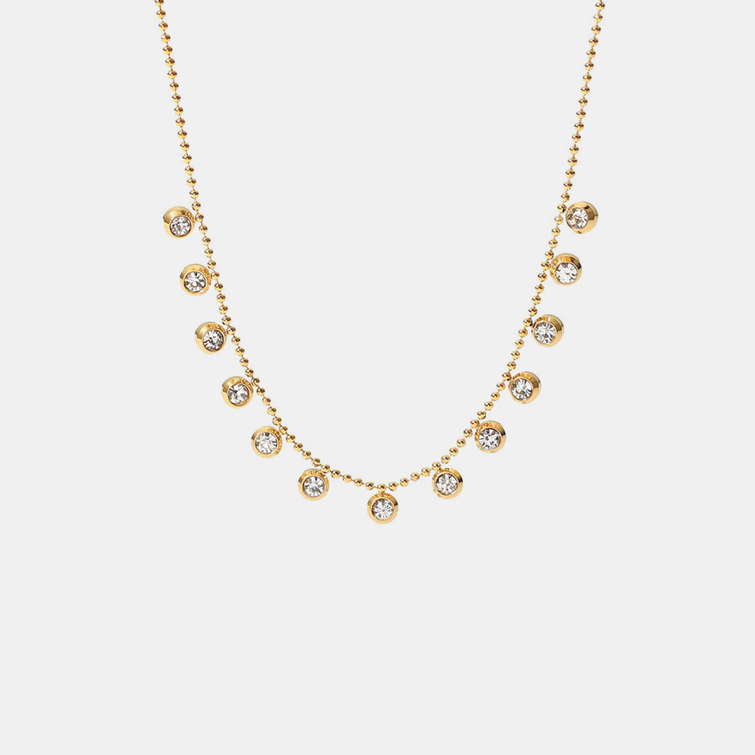 Zircon 18K Gold-Plated Necklace 