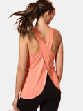 Crisscross Scoop Neck Active Tank 