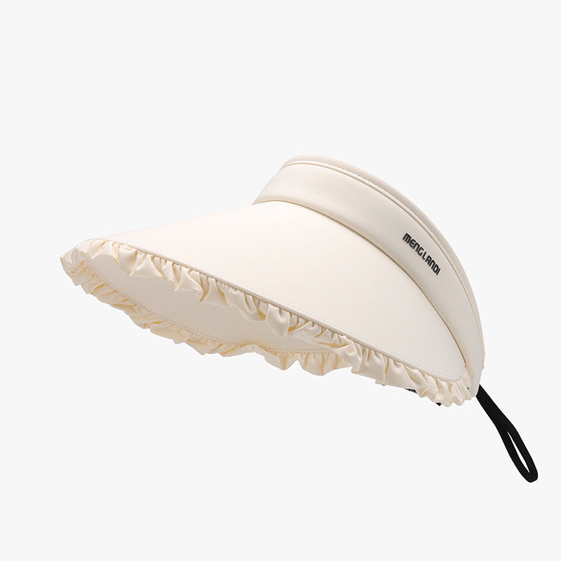Frill Adjustable Ice Silk Sun Hat 