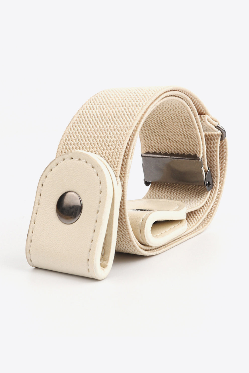 PU Elastic Snap Closure Belt 
