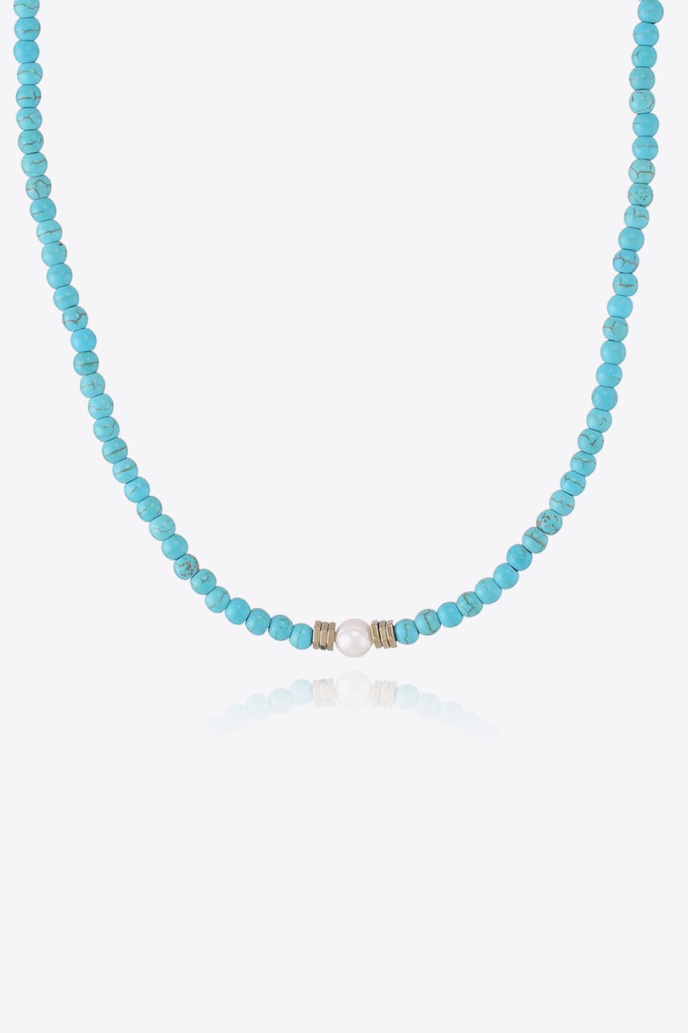 Turquoise & Pearl Necklace 