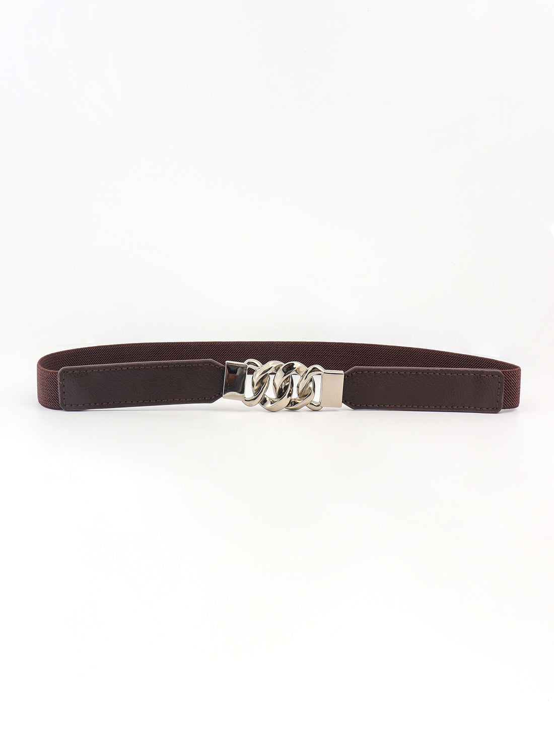 Zinc Alloy Buckle Elastic PU Belt 