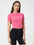 Millennia Round Neck Short Sleeve Active T-Shirt 