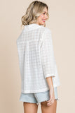 Culture Code Double Breasted Eyelet Jacket with Pockets 