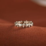 Heart Cross 925 Sterling Silver Ring 