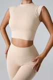 Mock Neck Active Tank 