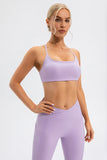 Crisscross Spaghetti Strap Active Cami 