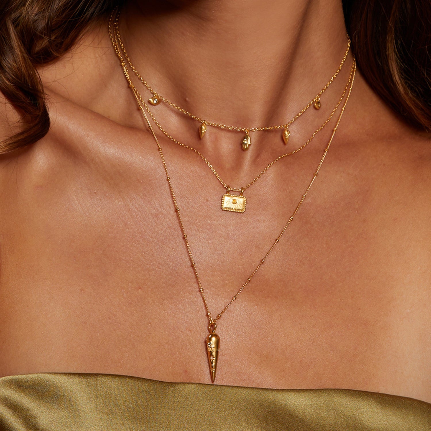 Titanium Steel Pendant Necklace 