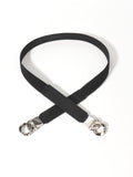 Zinc Alloy Buckle Elastic PU Belt 