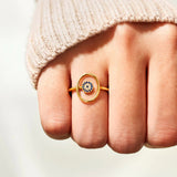 925 Sterling Silver Evil Eye Ring 
