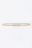 Elastic Iron Skinny Belt 