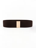 Alloy Buckle Elastic Belt 