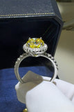 3 Carat Moissanite 925 Sterling Silver Ring Accessories