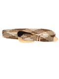 Irregular Buckle Braid Belt 