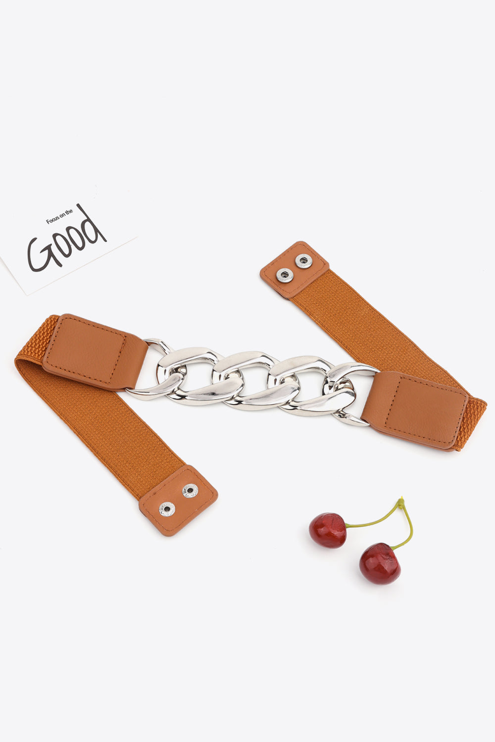 Chain Detail Elastic Belt 