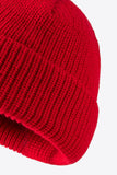 Calling For Winter Rib-Knit Beanie 